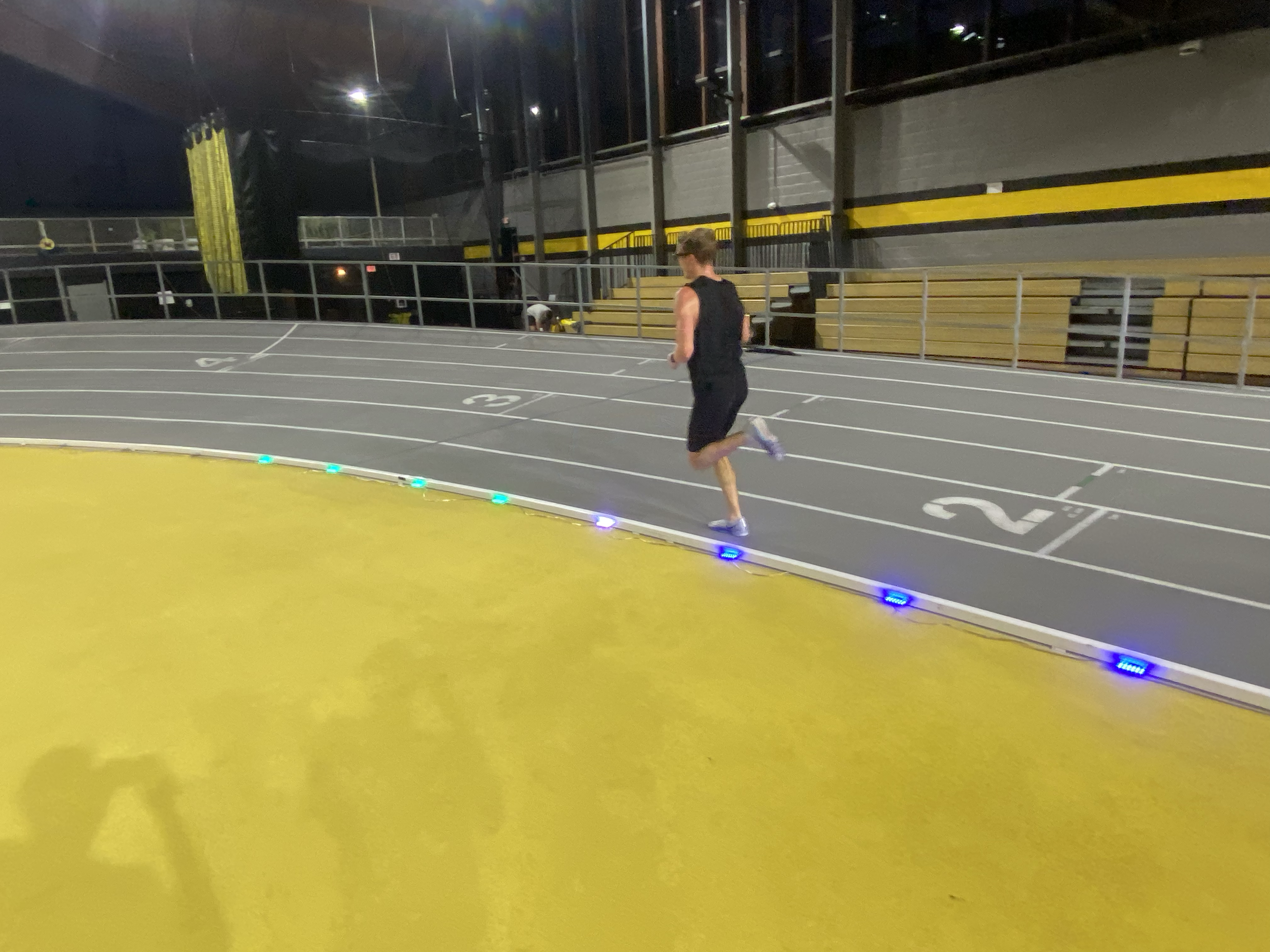 Track with Strideline pacing lights